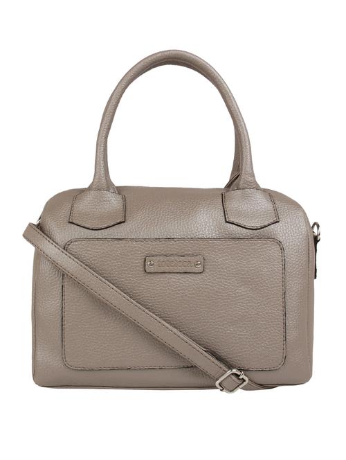 brown leatherette (pu) regular handbag - 15797817 - Standard Image - 1