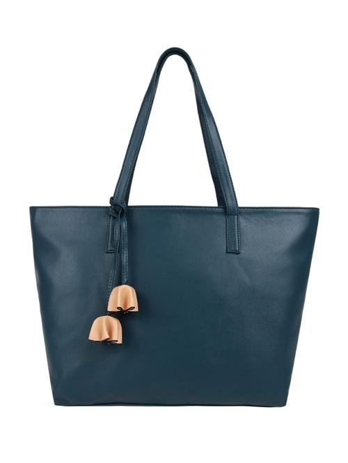 blue leatherette (pu) regular handbag - 15797834 - Standard Image - 1