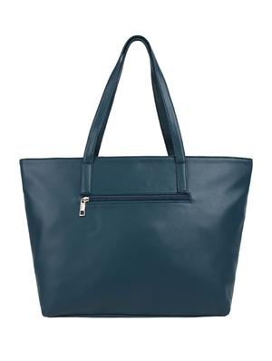 blue leatherette (pu) regular handbag - 15797834 - Standard Image - 2