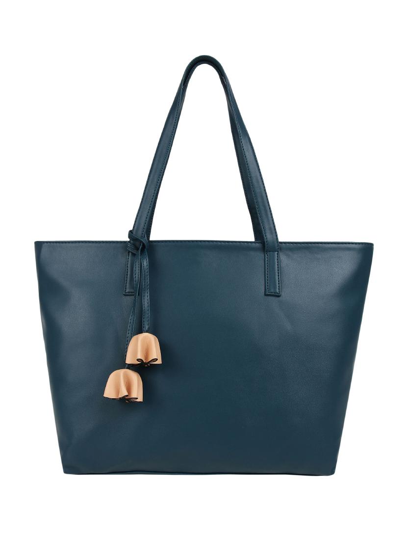 blue leatherette (pu) regular handbag - 15797834 - Zoom Image - 1