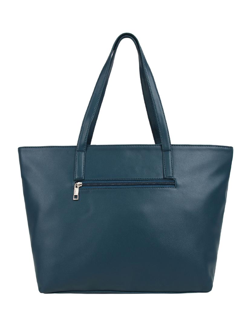 blue leatherette (pu) regular handbag - 15797834 - Zoom Image - 2