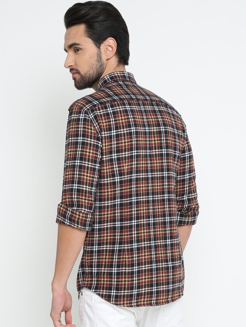 multicolor checkered casual shirt - 15798386 - Zoom Image - 3
