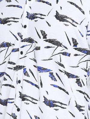 white printed casual shirt - 15798389 - Standard Image - 5