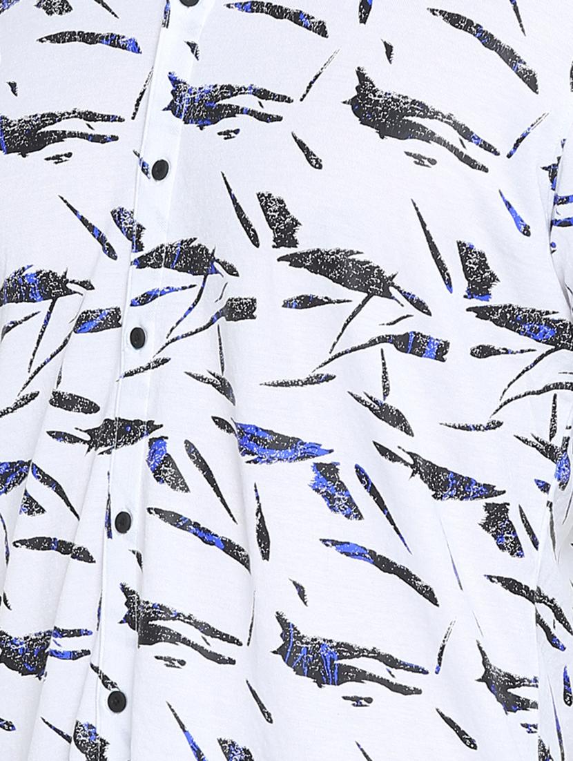 white printed casual shirt - 15798389 - Zoom Image - 5