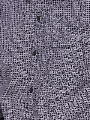 blue printed casual shirt - 15798395 - Standard Image - 5
