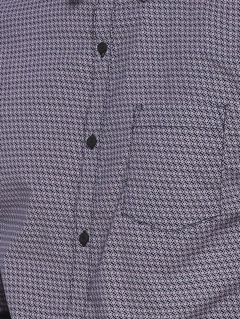 blue printed casual shirt - 15798395 - Zoom Image - 5