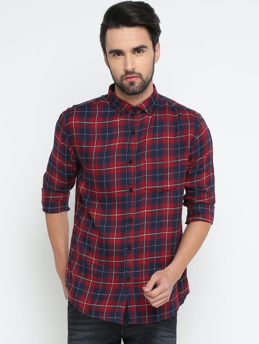 multicolor checkered casual shirt - 15798400 - Zoom Image - 1
