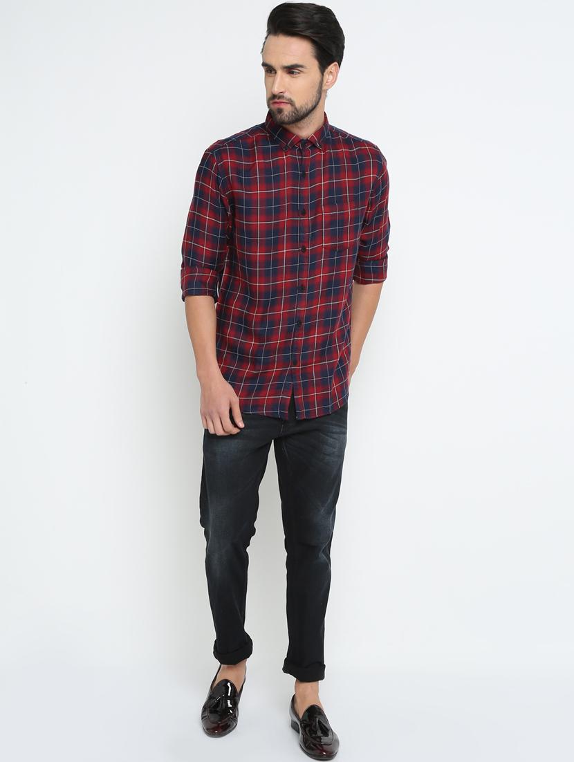 multicolor checkered casual shirt - 15798400 - Zoom Image - 4