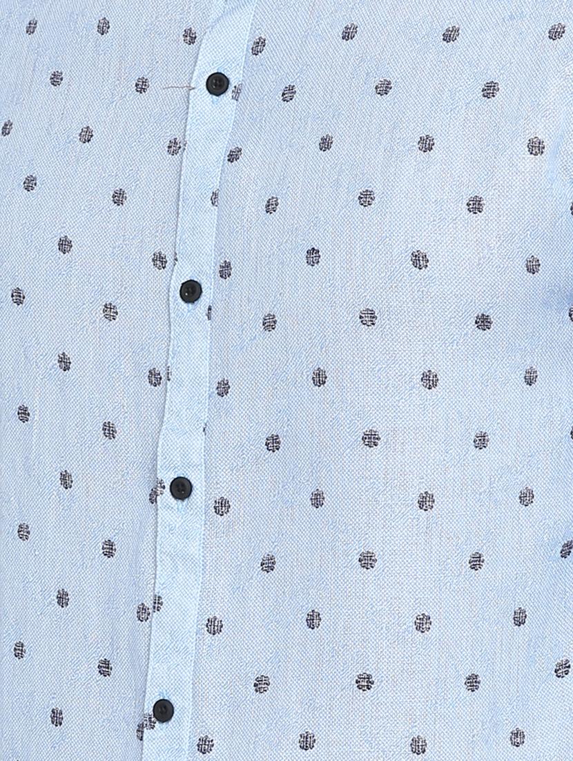 blue printed casual shirt - 15798403 - Zoom Image - 5