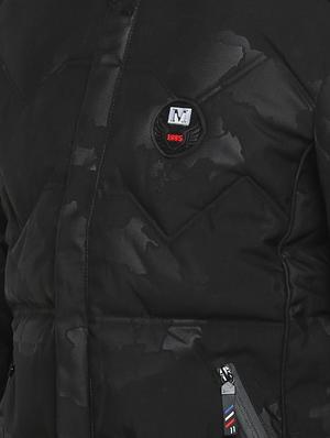black polyester casual jacket - 15798438 - Standard Image - 5