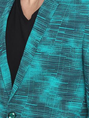 green cotton casual blazer - 15798475 - Standard Image - 5