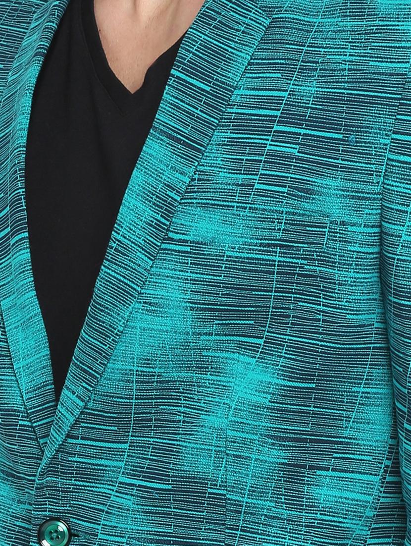 green cotton casual blazer - 15798475 - Zoom Image - 5