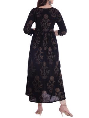 printed flared kurta - 15798497 - Standard Image - 3