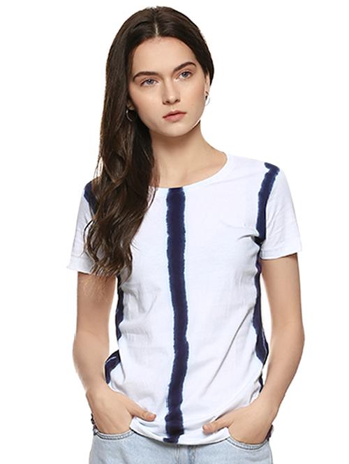 round neck tie and dye tee - 15798777 - Standard Image - 1