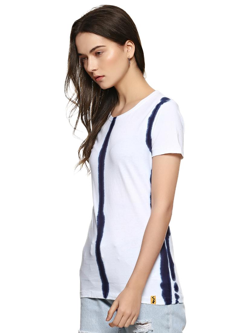 round neck tie and dye tee - 15798777 - Zoom Image - 2