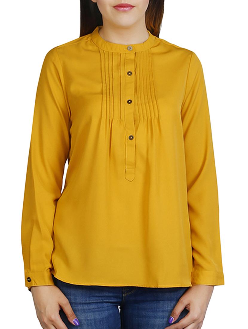 button detail pin-tucked top - 15798811 - Zoom Image - 1