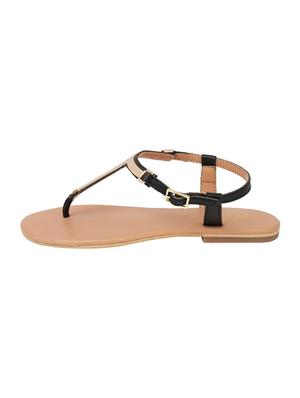 black back strap sandals - 15798914 - Standard Image - 3