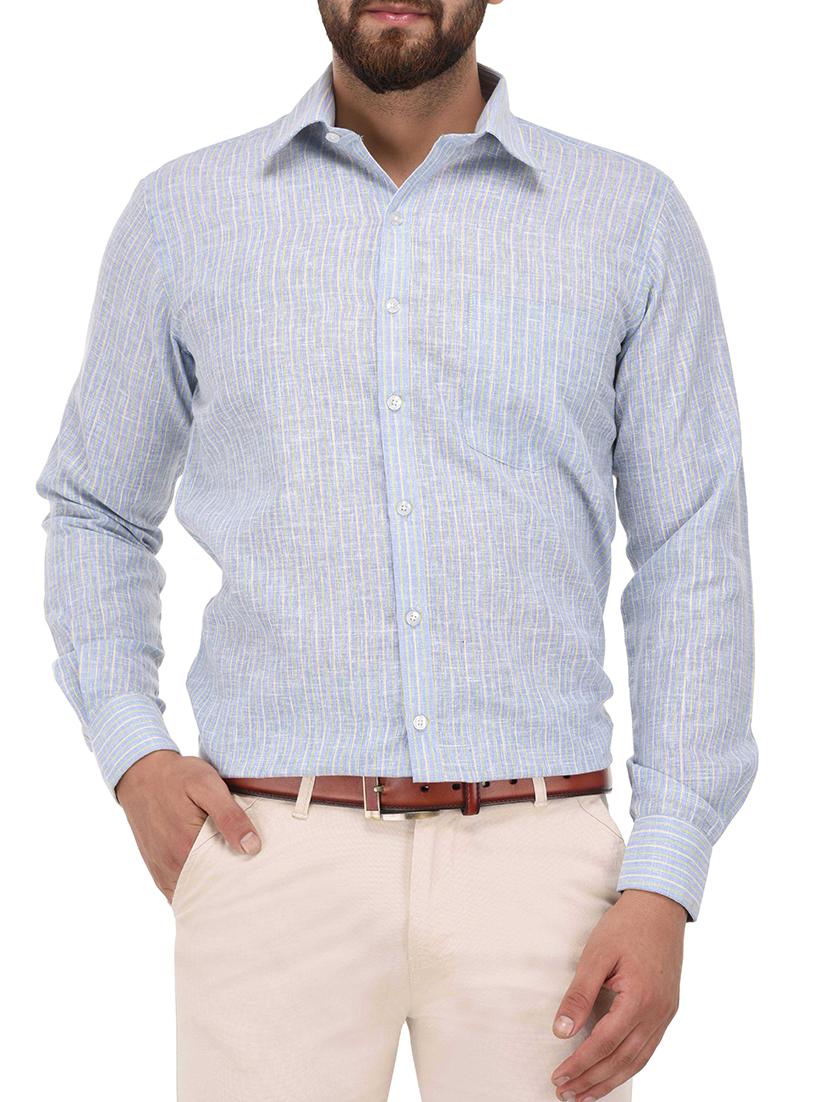 multi colored cotton formal shirt - 15799395 - Zoom Image - 2