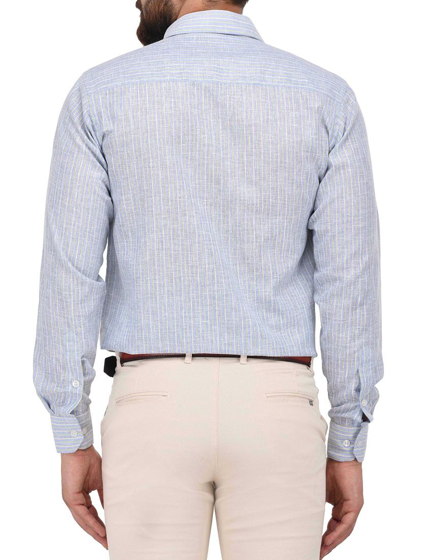 multi colored cotton formal shirt - 15799395 - Zoom Image - 4