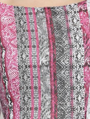 floral flared front slit kurta with palazzo set - 15799841 - Standard Image - 4