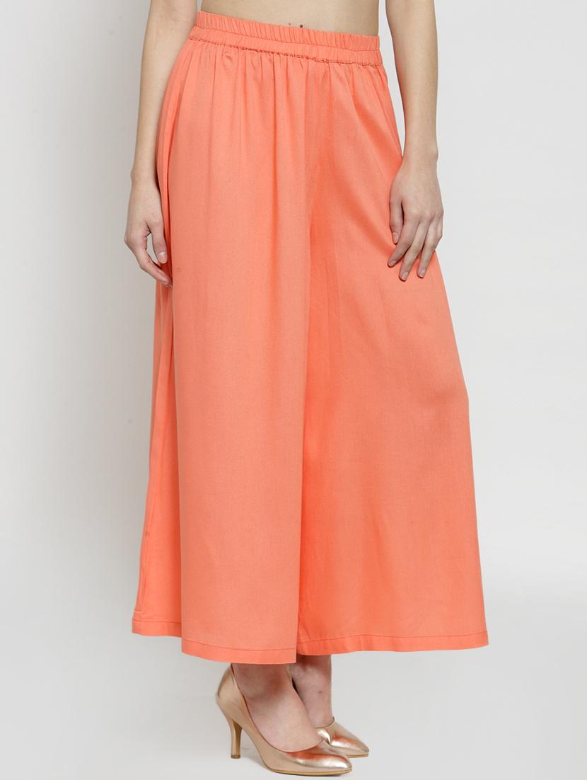 mid waist flared palazzo - 15799848 - Zoom Image - 2