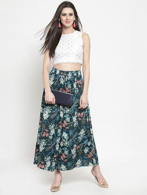 floral flared palazzo - 15799850 - Standard Image - 4