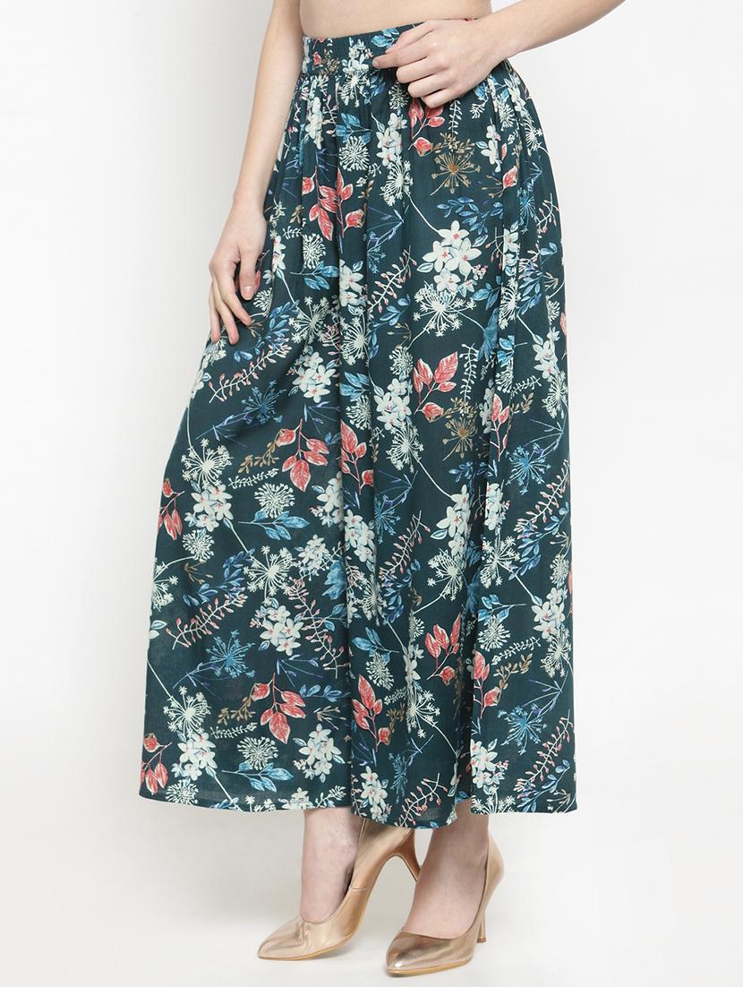 floral flared palazzo - 15799850 - Zoom Image - 2