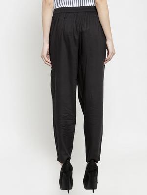 flat front solid trouser - 15799851 - Standard Image - 3