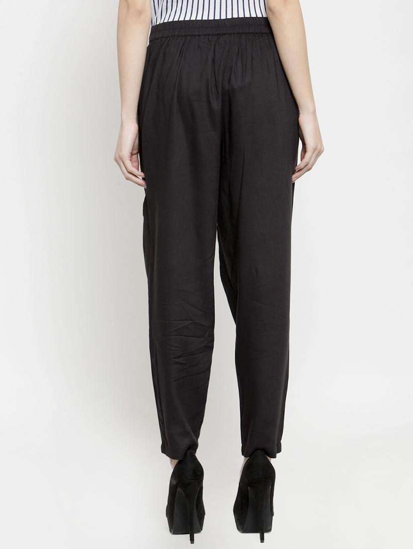 flat front solid trouser - 15799851 - Zoom Image - 3