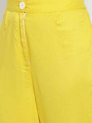 printed flared kurta with pant set - 15799861 - Standard Image - 5
