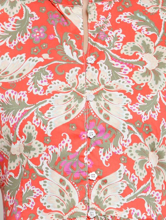 high slit printed kurta - 15799886 - Zoom Image - 4