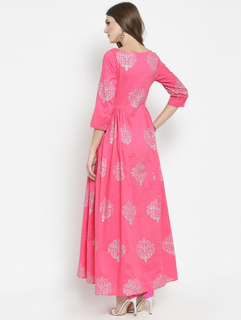 gather detail maxi dress - 15799892 - Zoom Image - 3