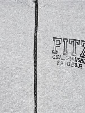 grey chest print sweatshirt - 15799895 - Standard Image - 5