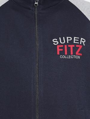 navy blue cotton raglan sweatshirt - 15799898 - Standard Image - 5