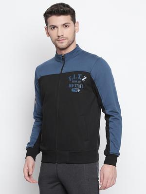 black cotton sweatshirt - 15799904 - Standard Image - 2