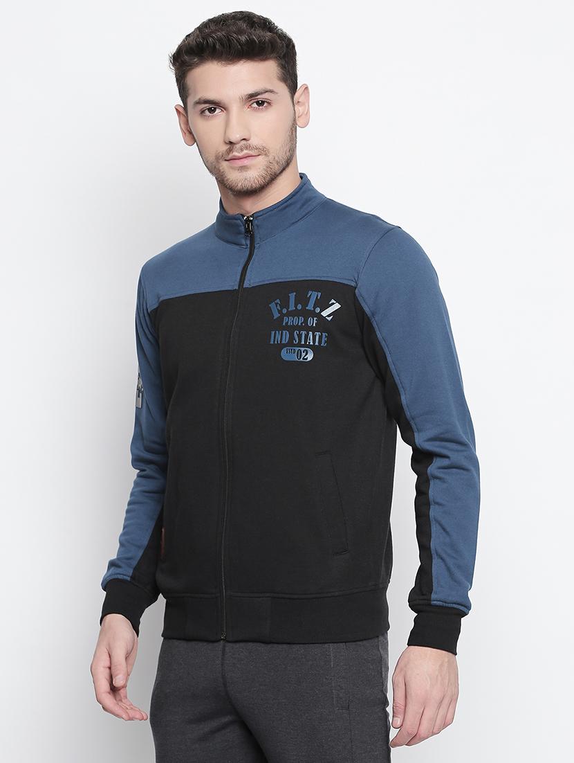 black cotton sweatshirt - 15799904 - Zoom Image - 2
