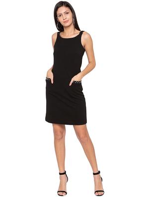 pearl embellished pocket detail dress - 15799952 - Standard Image - 4
