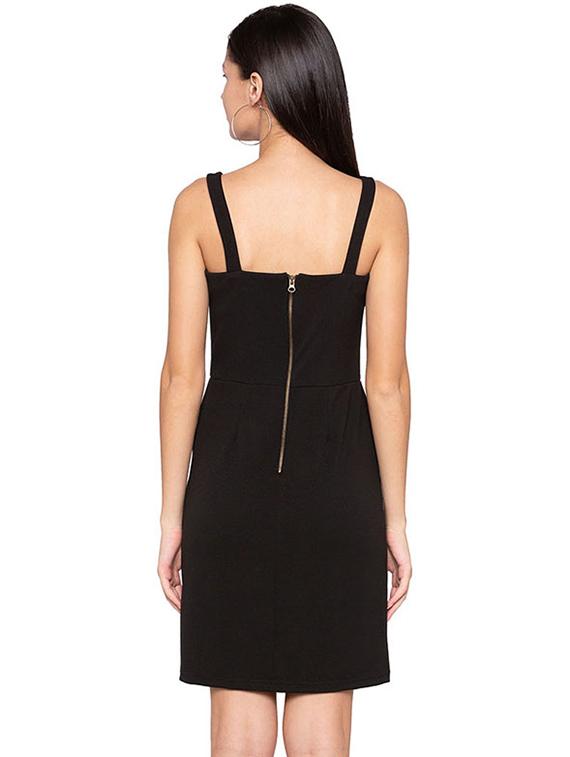 pearl embellished pocket detail dress - 15799952 - Zoom Image - 3