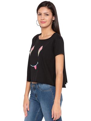 quirky print boxy tee - 15799960 - Standard Image - 2