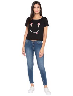 quirky print boxy tee - 15799960 - Standard Image - 4