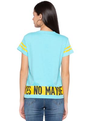 letter print short sleeved tee - 15799964 - Standard Image - 3