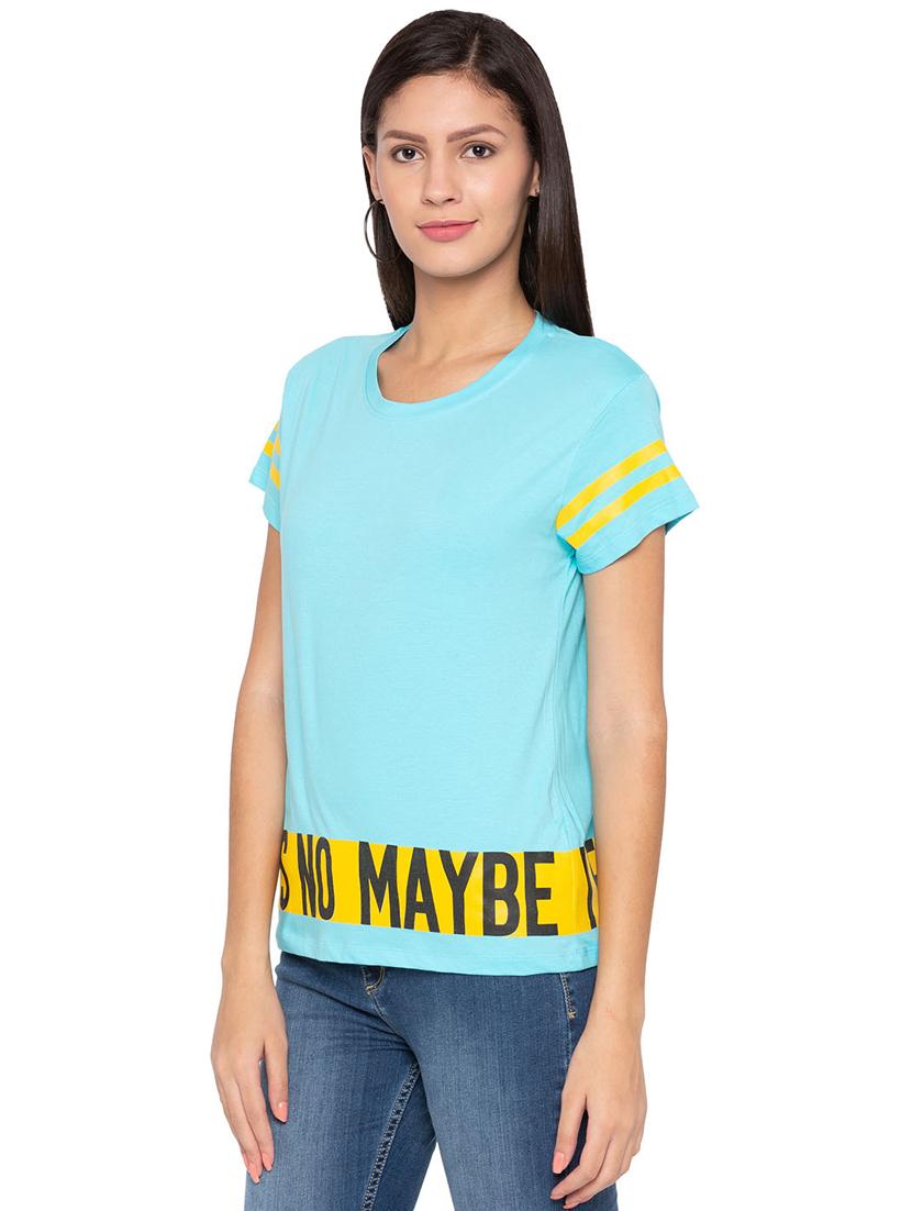 letter print short sleeved tee - 15799964 - Zoom Image - 2
