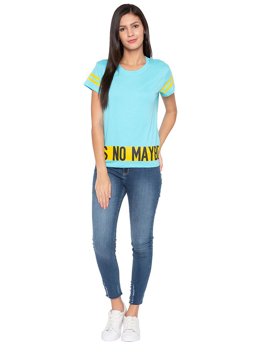 letter print short sleeved tee - 15799964 - Zoom Image - 4