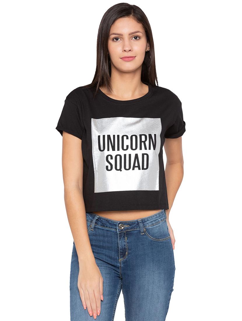 graphic print boxy tee - 15799971 - Zoom Image - 1