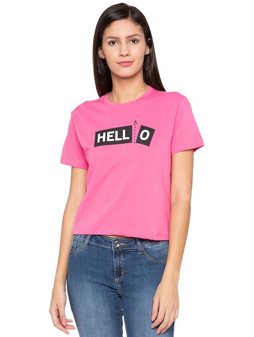 graphic print boxy tee - 15799974 - Standard Image - 1