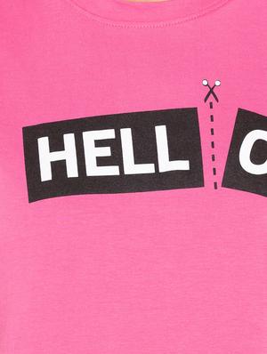 graphic print boxy tee - 15799974 - Standard Image - 5