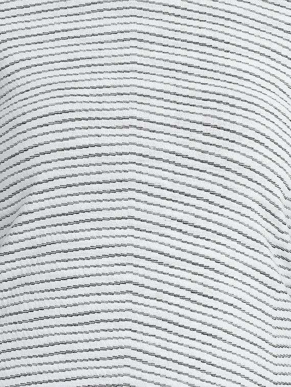 striped curved hem top - 15800031 - Zoom Image - 4