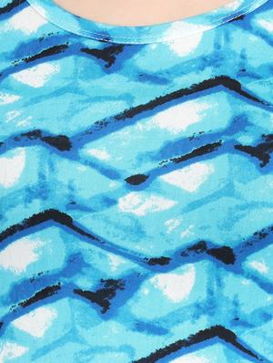 short sleeved abstract tee - 15800042 - Standard Image - 4