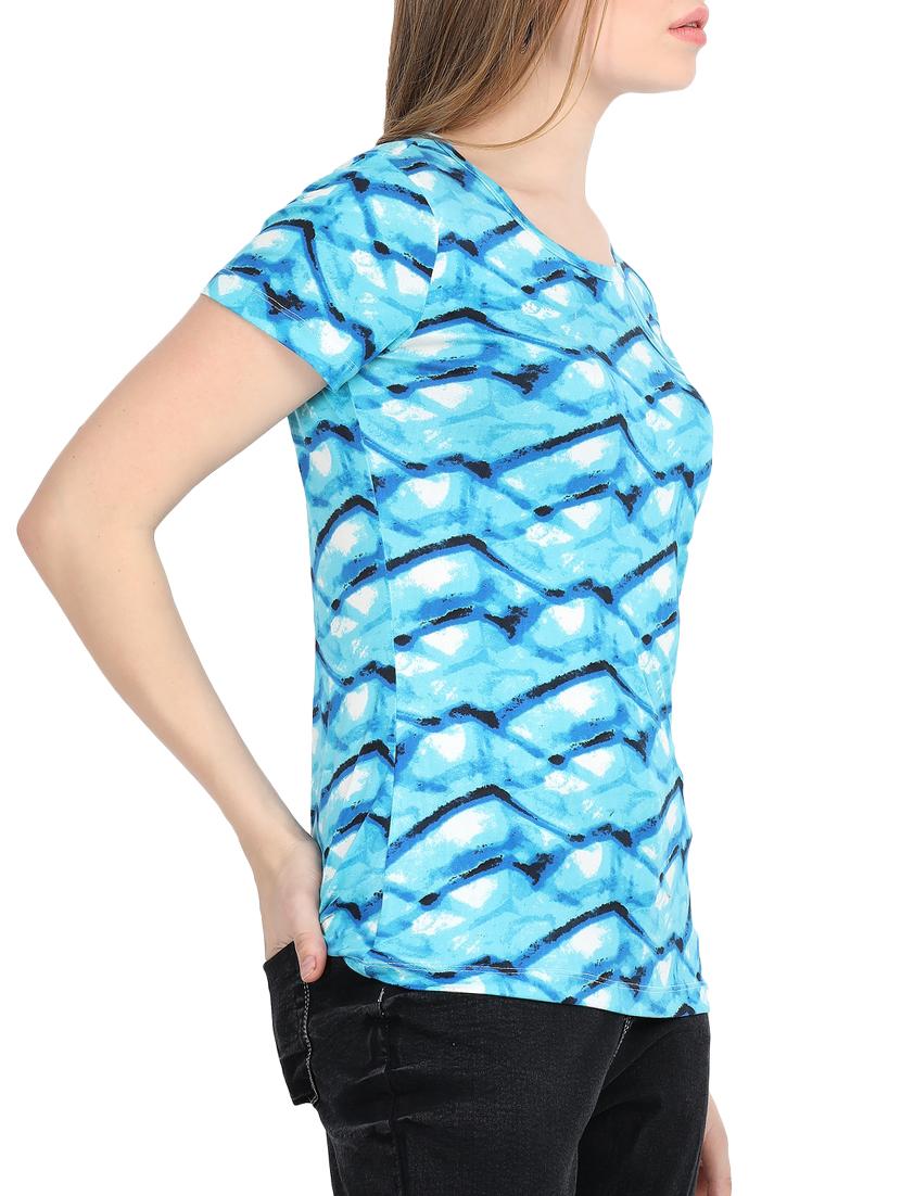 short sleeved abstract tee - 15800042 - Zoom Image - 2