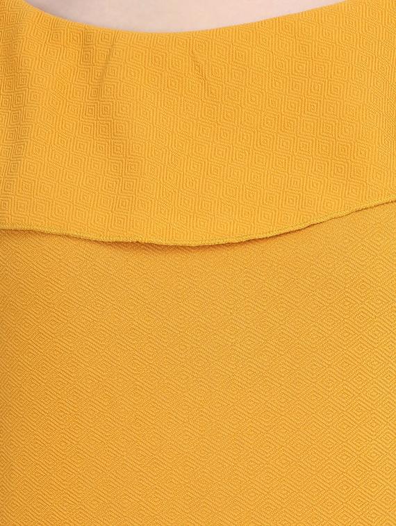 ruffled boat neck top - 15800043 - Zoom Image - 4